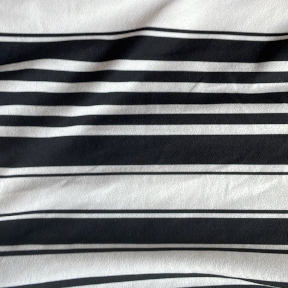 NWT Maurice’s navy & white striped wide waistband maxi skirt size large - Picture 5 of 6